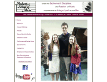 Tablet Screenshot of amherstschoolofmusic.org
